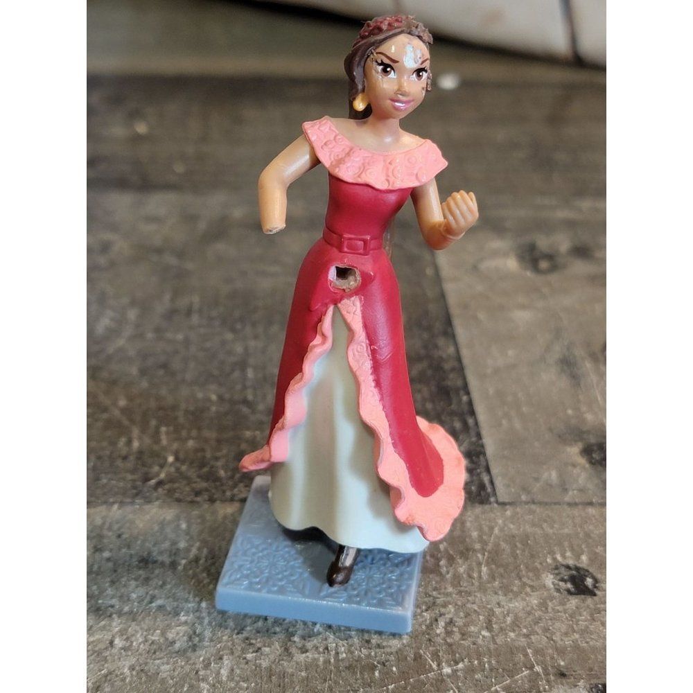 Jakks Disney AS IS red dress girl brunette‎ toy figure